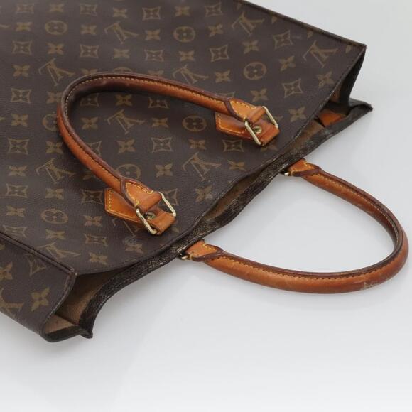 LOUIS VUITTON Monogram Sac Plat Hand Bag M51140 - Picture 6 of 12